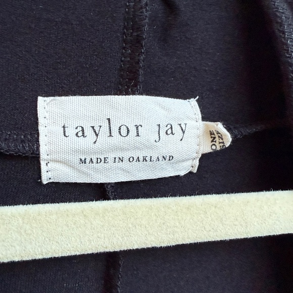 Taylor Jay Cardigan Wrap black modal Jersey open front 4-16 O/S - Picture 6 of 11